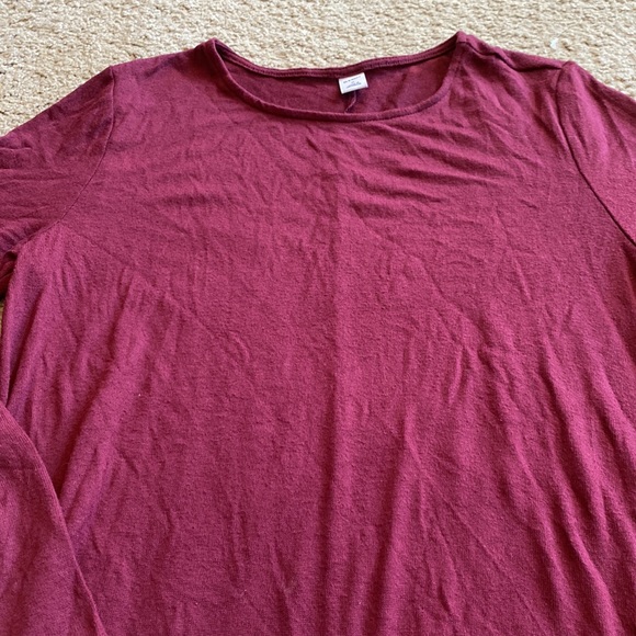 Old Navy Maroon Sweater Dress - Picture 3 of 3